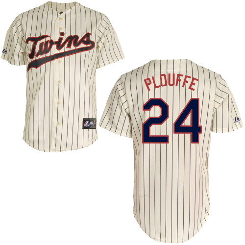 Trevor Plouffe #24 mlb Jersey-Minnesota Twins Women's Authentic Alternate 3 White Baseball Jersey